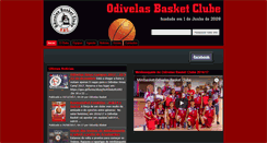 Desktop Screenshot of odivelasbasket.com