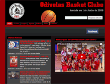Tablet Screenshot of odivelasbasket.com
